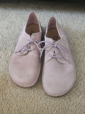 Birkenstock Unisex Gary Suede Leather Oxford in Lavender Blush Sz. 41
